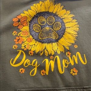 Dog mom  sunflower hoodie!